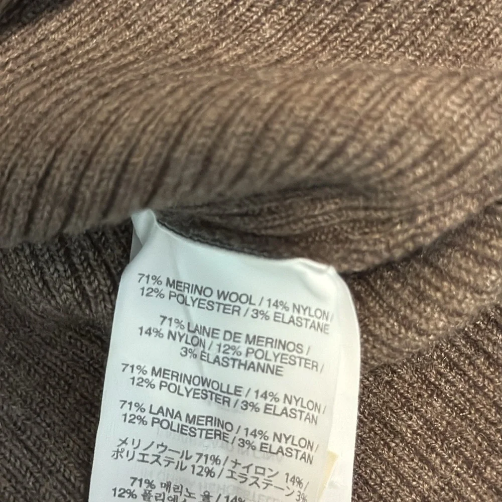J.Crew Merino Wool Brown Sweater